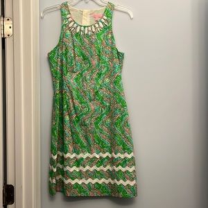 Lily Pulitzer, size 4, green and blue with Alligator design.